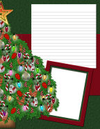 christmas trees frames and backgrounds