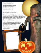 free kids halloween recipes scrapbook papers