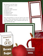 hot spiced apple cider in the kitchen cookbooks