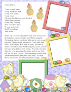 chick flocks, jelly beans, rainbow styled theme