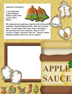 applesauce ornaments apple sauce based 