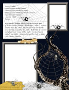 Simple Free Kids Halloween Recipe for Scary Spider Cookies and a matching Made in the Kitchen memory page downloadable