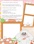 carrot-cake frames and borders mommy