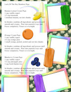 rainbow pop sicles summer spring treats